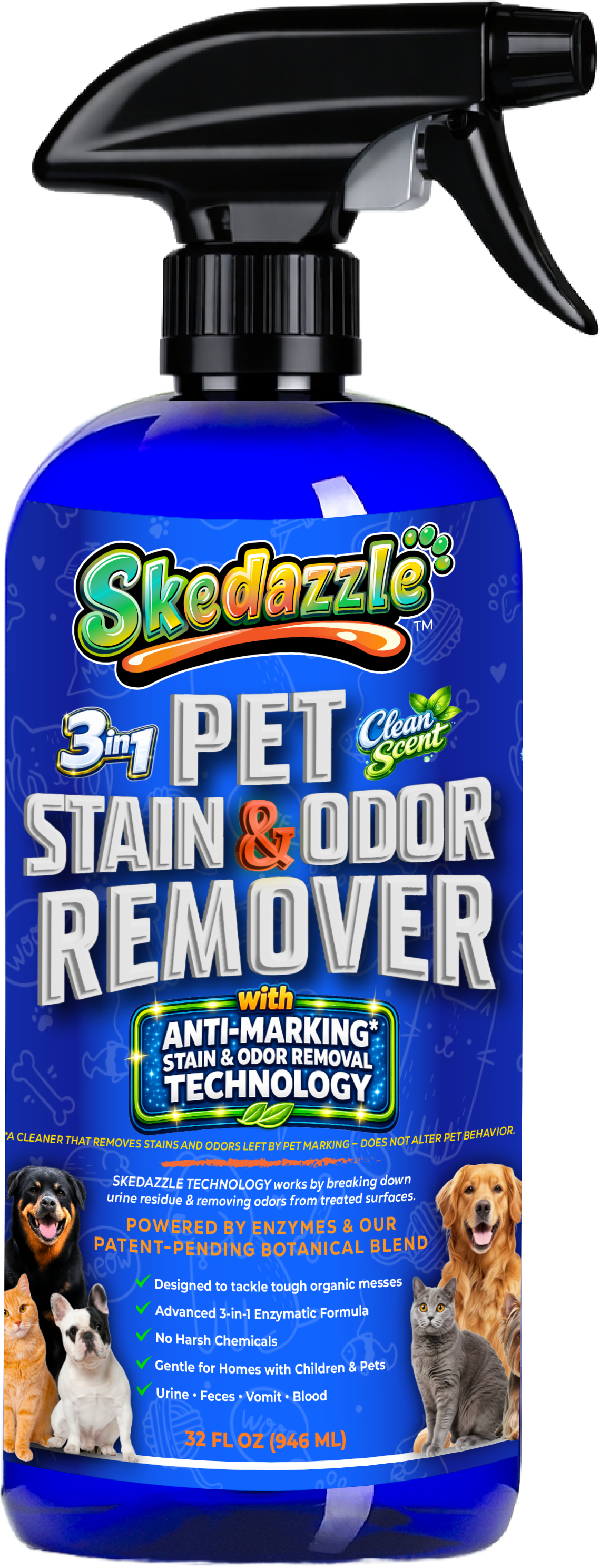 Skedazzle 32oz Bottle