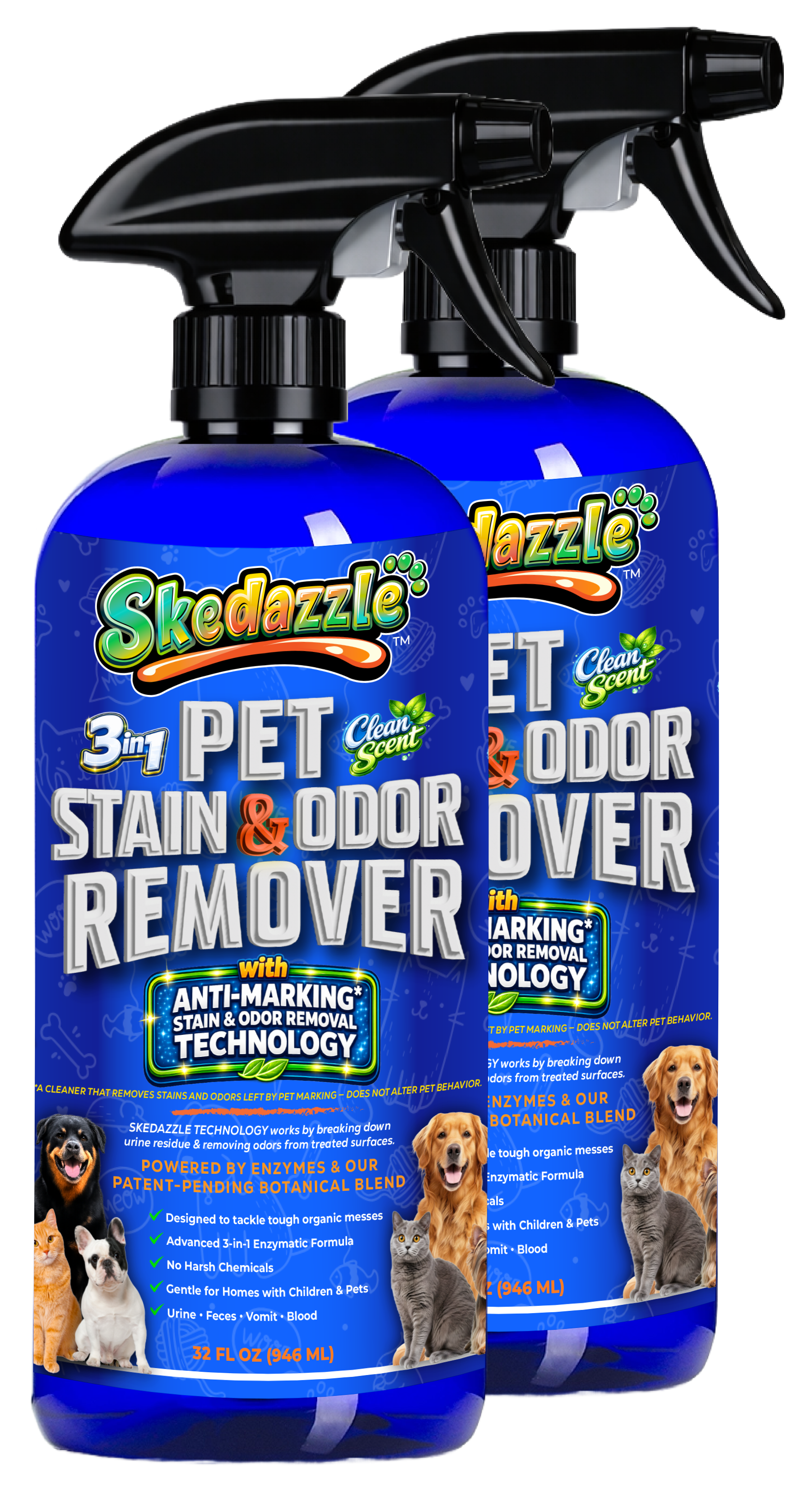 Skedazzle 32oz 2-Pack