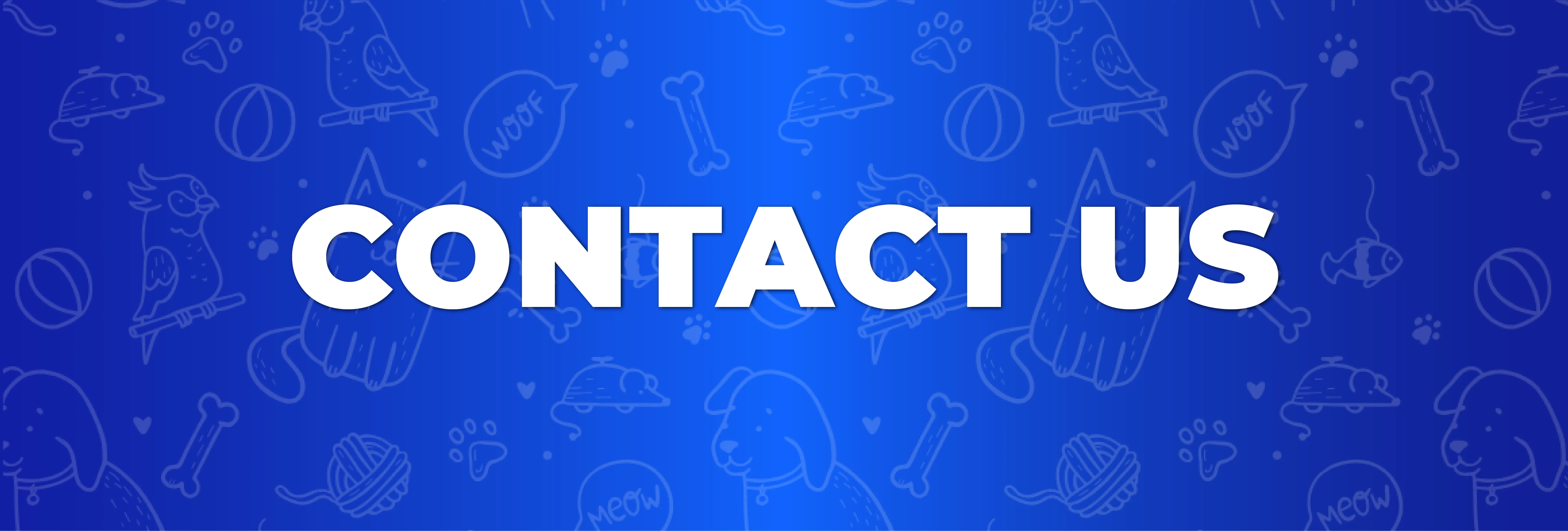 Happy pets banner for Skedazzle contact page