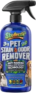 Skedazzle 32 oz pet stain and odor eliminator bottle for carpet, upholstery, and hardwood