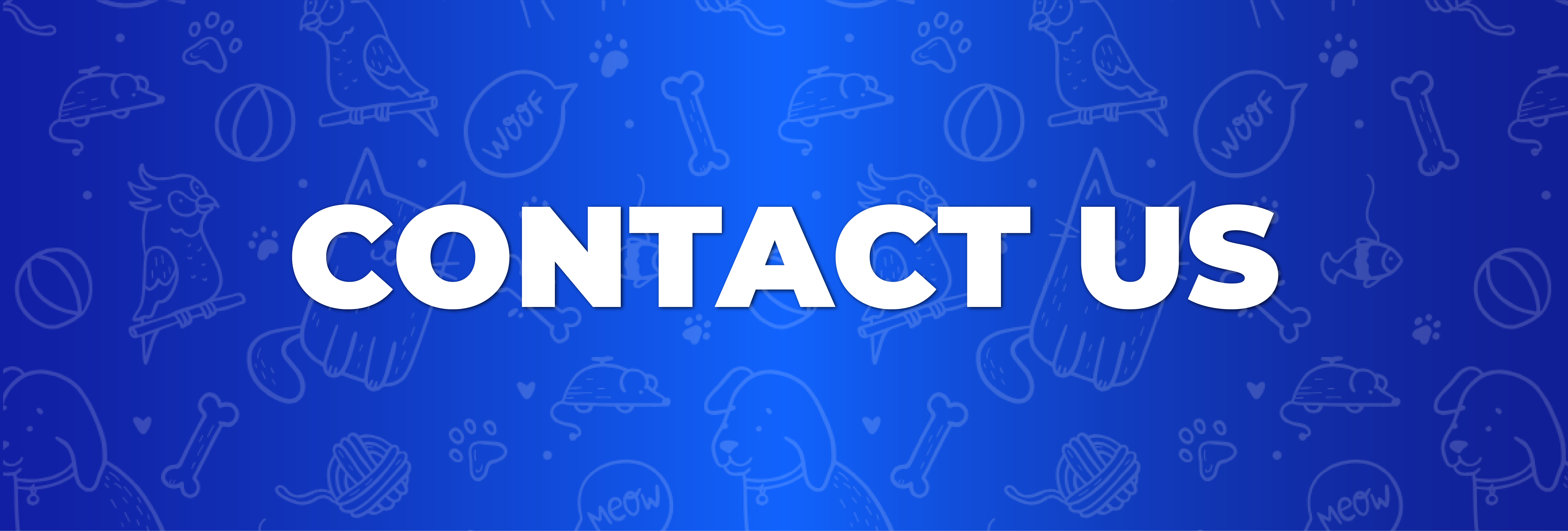 Happy pets banner for Skedazzle contact page