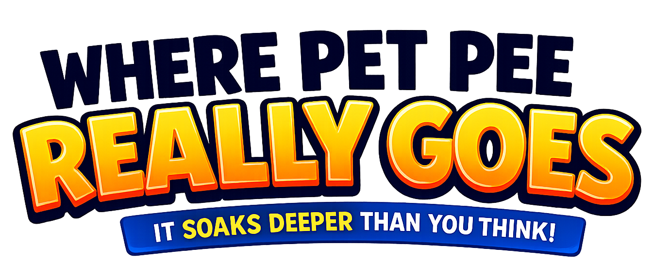 Where Pet Pee Really Goes. It soaks deeper than you think.